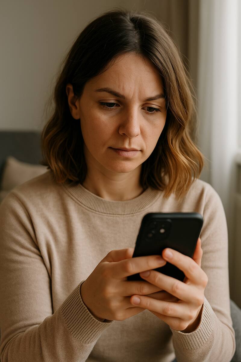 Πλήρης Οδηγός 2FA: Προστάτεψε Gmail Facebook Instagram - Μαμά κρατάει κινητό – προστασία λογαριασμών Facebook Gmail Instagram Yahoo Outlook με επαλήθευση δύο βημάτων (2FA)